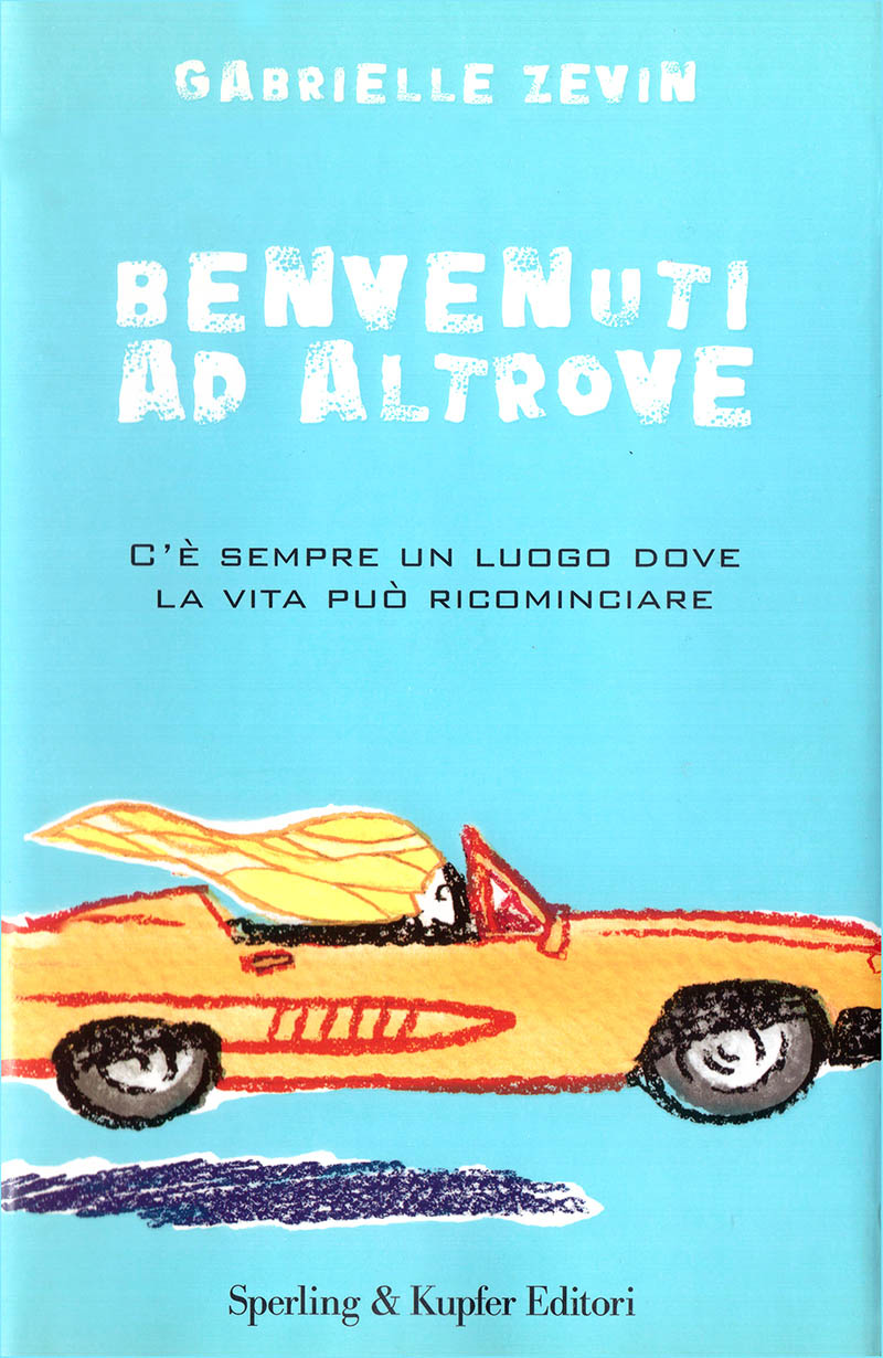 Illustratore Disegnatore Lorenzo Donati Natalori Milano copertina libro auto velocità capelli al vento ragazza