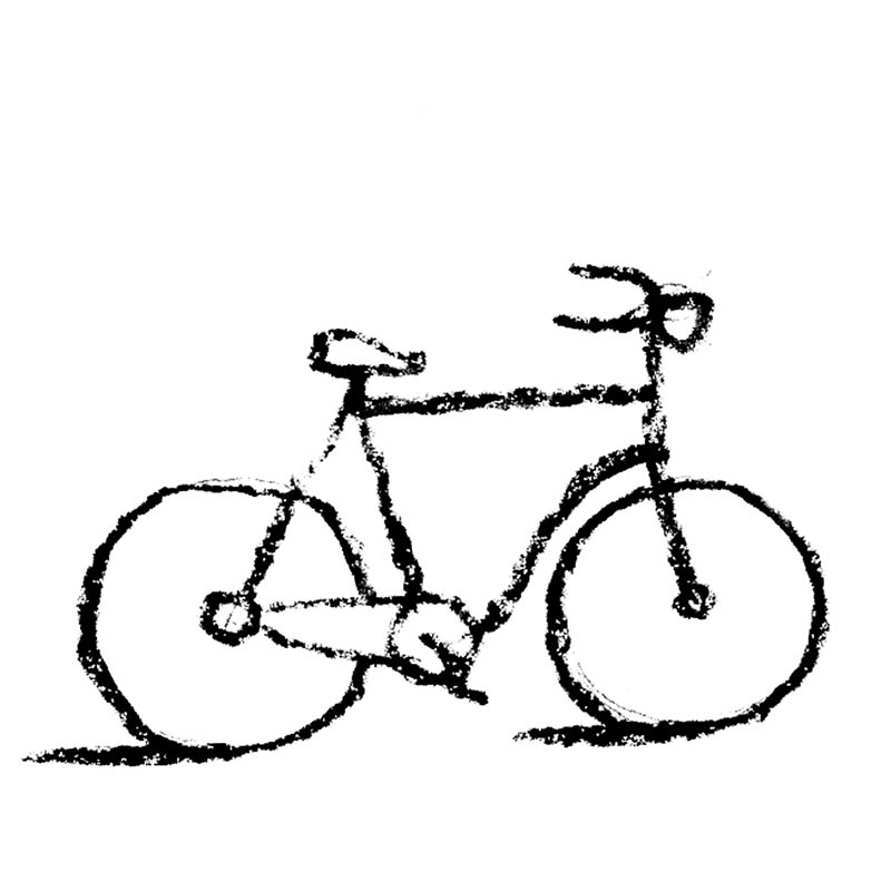 Illustratore Disegnatore Lorenzo Donati Natalori Milano bicicletta ruote design