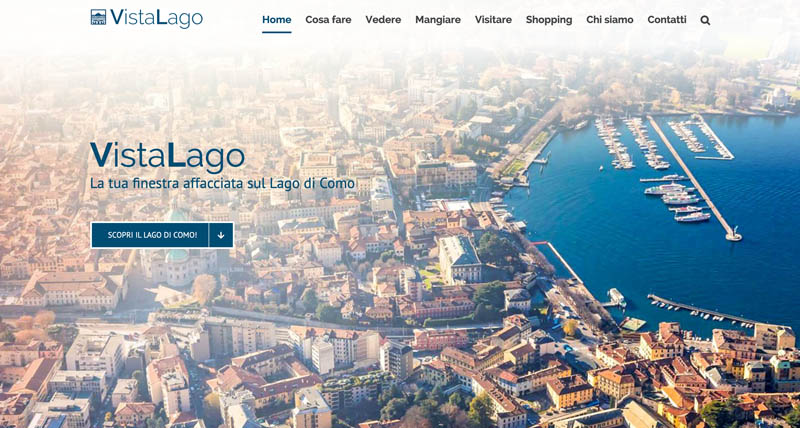 Creazione Sito Internet – Cliente Vistalago