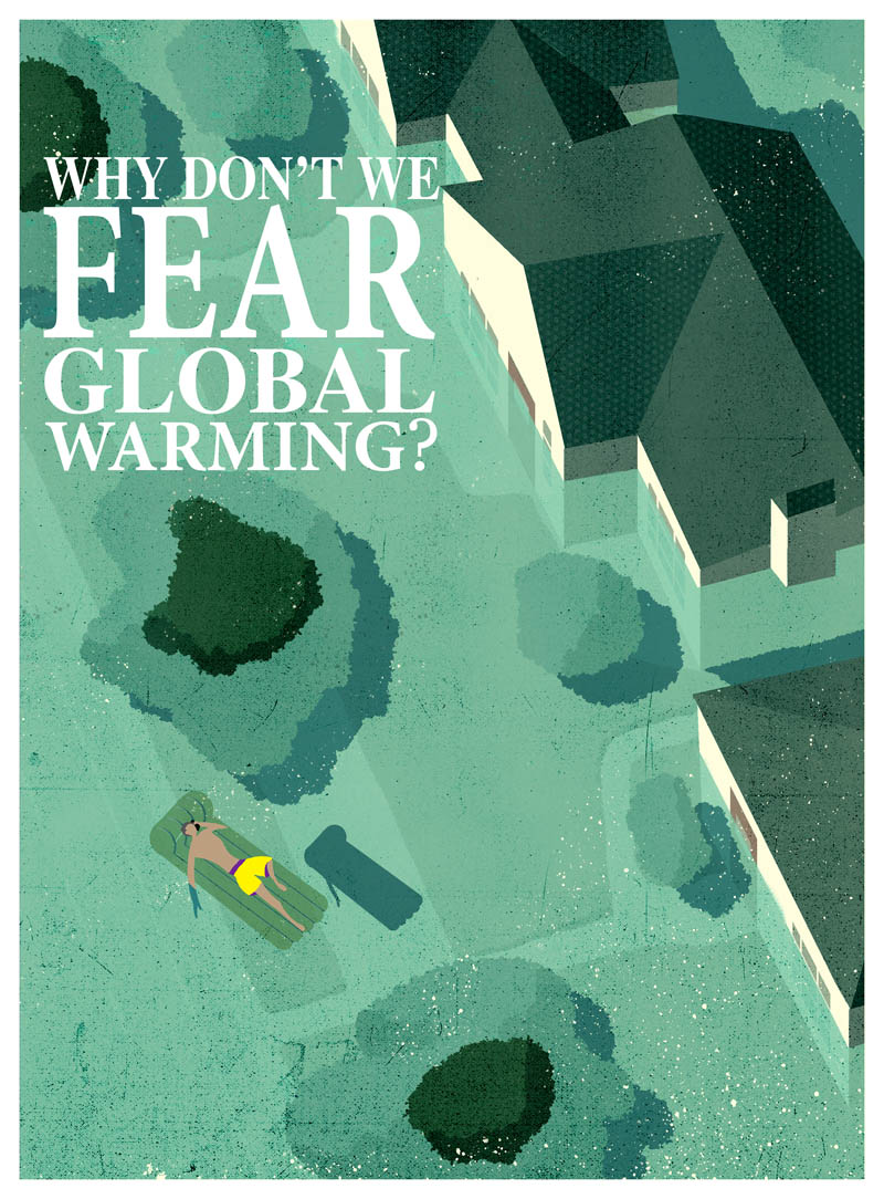 Illustratore Disegnatore Lorenzo Donati Natalori Milano allagamento esondazione greta riscaldamento globale friday future